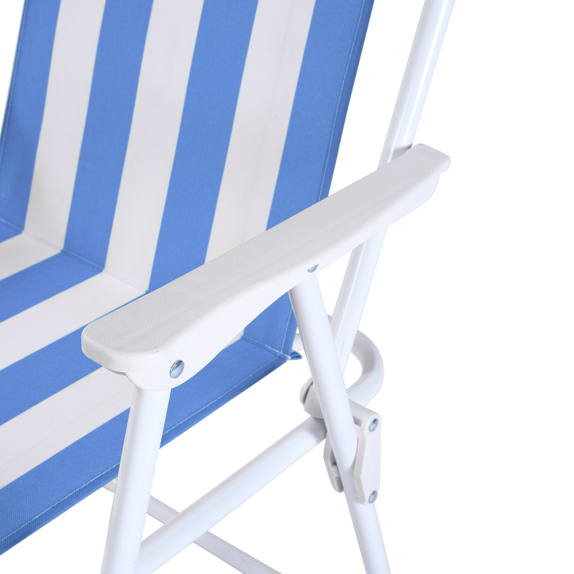 Hot Selling OEM Customized Camping Beach Outdoor Chairs With Armrest Fishing Portable Double Folding Beach Chair