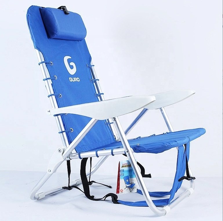 luxury outdoor Premium Portable Lightweight camping Chair Lawn Low Seat   summer beach chair  Folding  beach chair