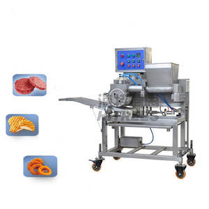 Automatic Meat Pie Pressing Forming Machine Chicken Nuggets Burger Patty Fish Fillet Production Line