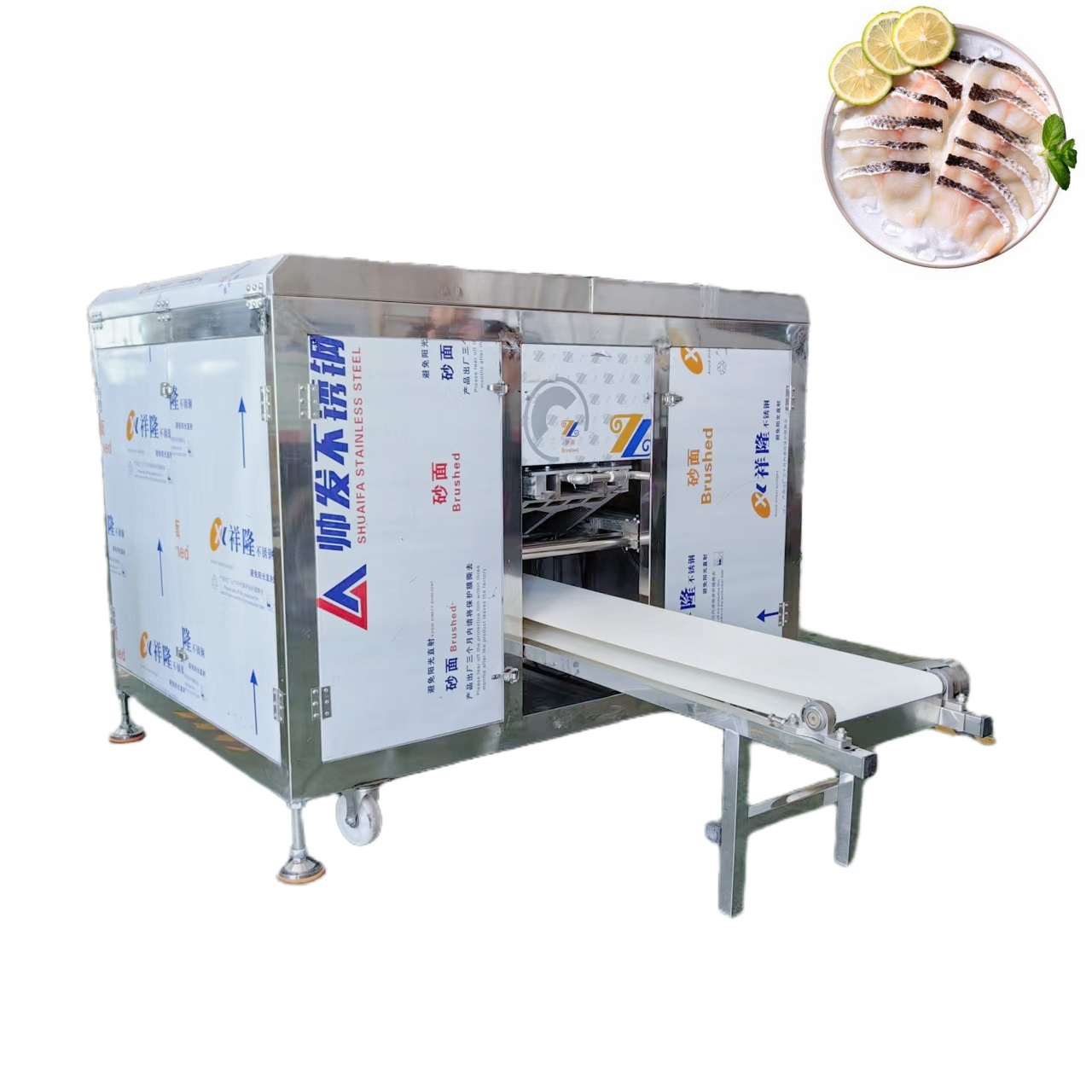 Factory Directly Sell  Tilapia Slicer Machine For Fish Rapid Slicing  With Long Working Life