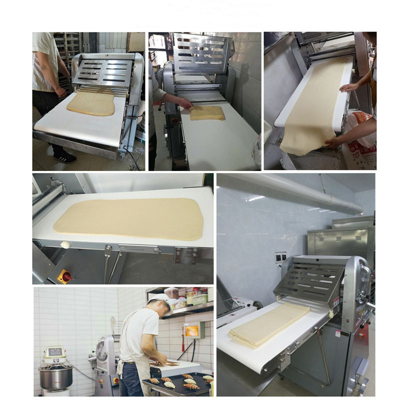 Large Capacity Puff Pastry Dough Machine Bread Dough Sheeter Dough Sheet Machine For Crisp Pastry Baking