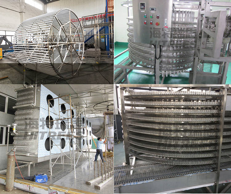 High Quality Quick Freezing Machine Frozen Food  Spiral Iqf Freezer/Iqf Quick Freezer Spiral Machine