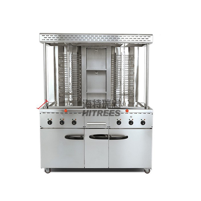 Wholesale Restaurant Supplies Shawarma Machine Gas Doner Kebab Machine With Rotating Skewer