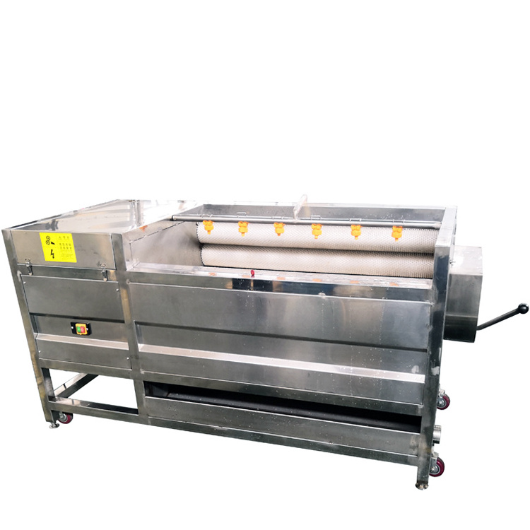 industrial potato peeling machine / sweet potatoes washing and peeling machine / potato peeler and slicer machine