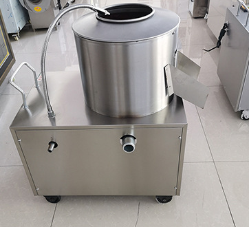 Easy to Operate Automatic Industrial 600kg/h Potato Ginger Washer Brush Peeling Machine potato peeling machine