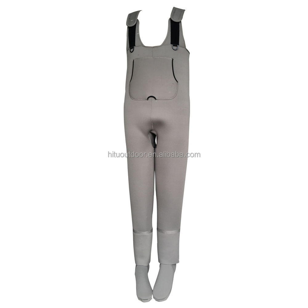 HITU OT5202 High Quality Waterproof breathable Neoprene Chest Fishing Wader