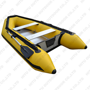 SP2402 High quality 4 person 3m durable pvc aluminum hull rigid inflatable tender boat