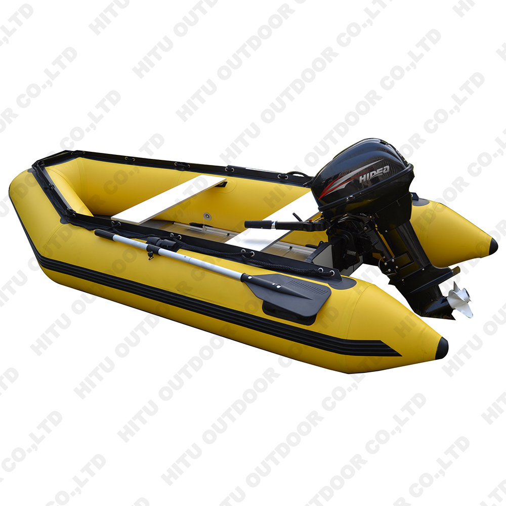 SP2402 High quality 4 person 3m durable pvc aluminum hull rigid inflatable tender boat