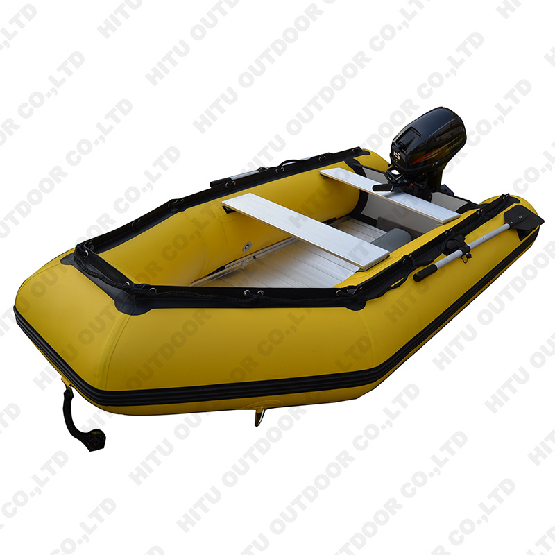 SP2402 High quality 4 person 3m durable pvc aluminum hull rigid inflatable tender boat