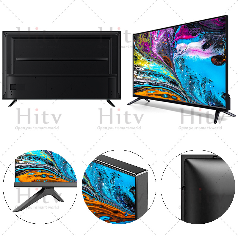 Hitv Televisor 40 Inch Android 11 12 13 Smart Tv Television 4K 43 Inch Smart Tv