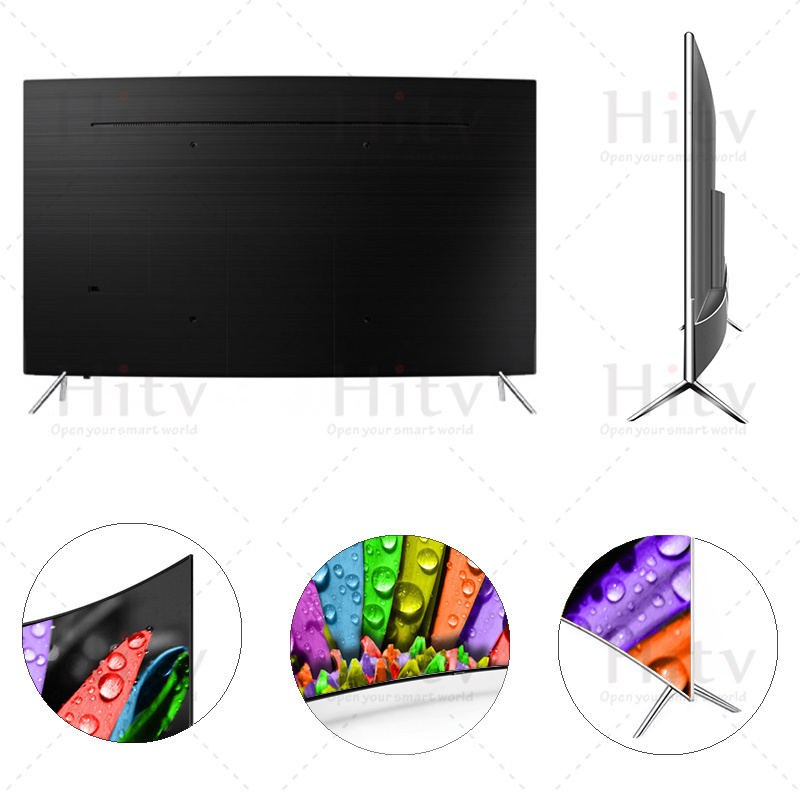 Curved Screen 50 inch Smart Android LED TV Ultra HD 4K Smart Television