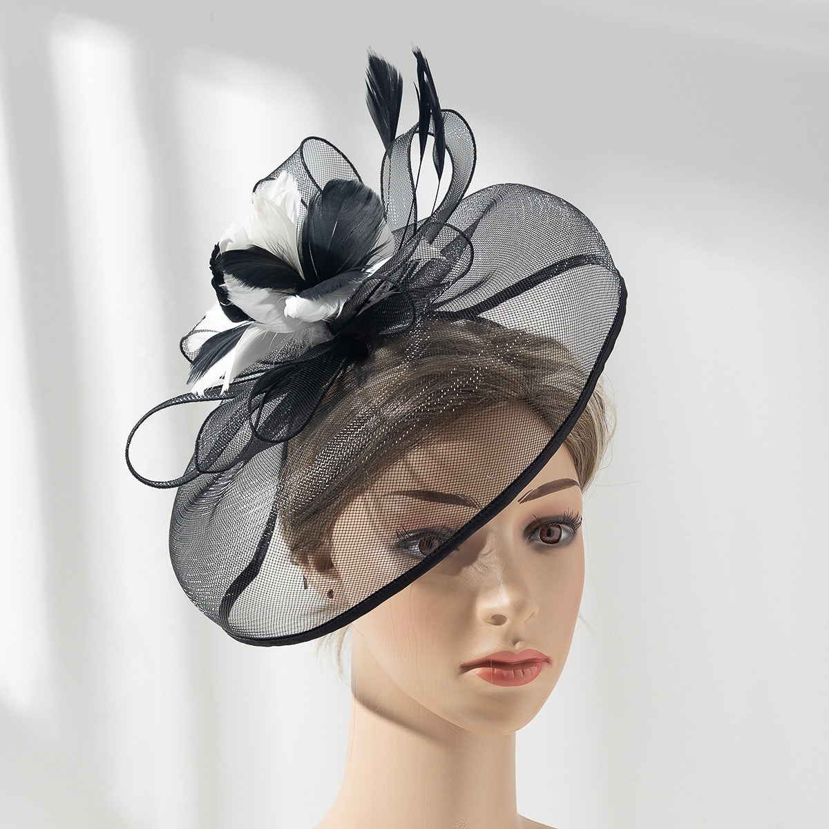 Wholesale  fascinator church hat Wedding hat  fascinator  luxurious fascinators big hat  for women headband