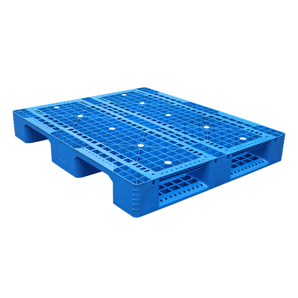 Low Weight Anti-Slip Euro Pallet Single Faced Plastic Pallet with Custom Logo Printing