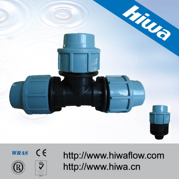 PP Elbow with threaded male PP Compression Fittings