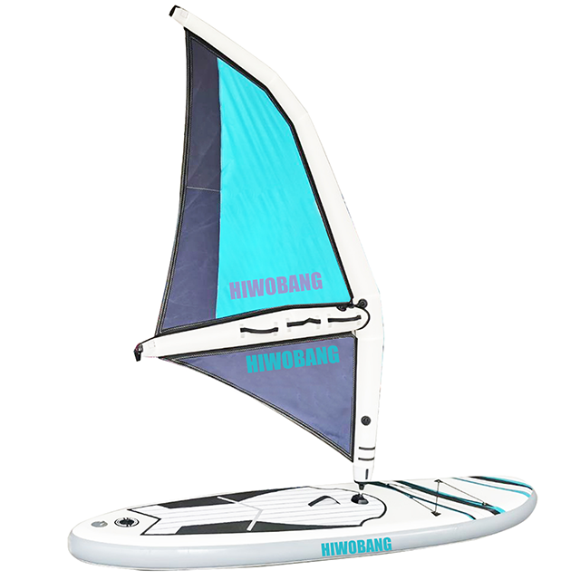 Favorite Professional manufacturer Custom Logo inflatable Sup Paddle windsurf board with sail