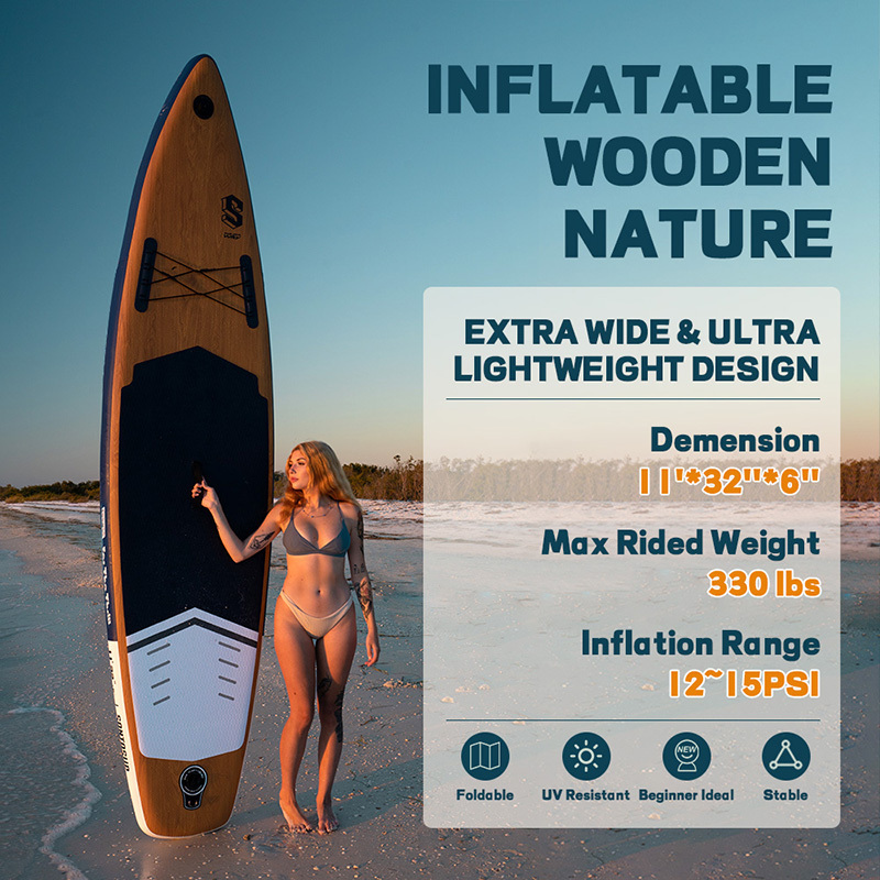 New wholesale Design 2023 Spring Digital Printed SUP Boards Inflatable Stand Up Paddle Boards custom stand up paddle