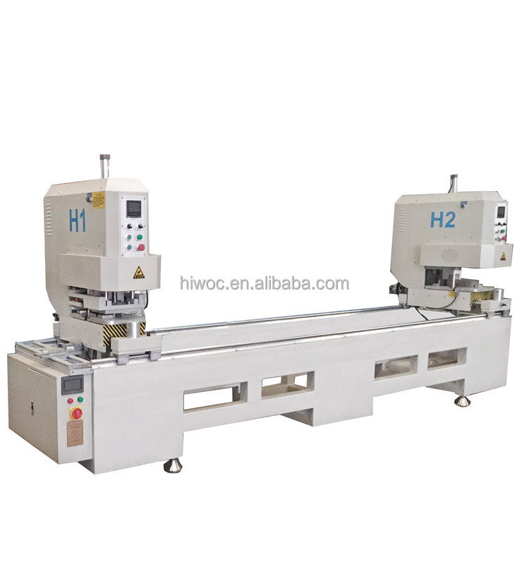 Double head seamless welding machine for doors and windows making machine