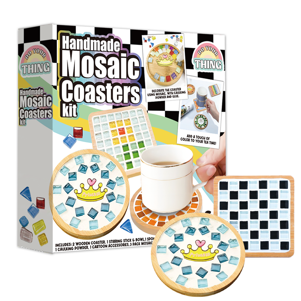 DIY Mosaic Coaster Kit 2ct