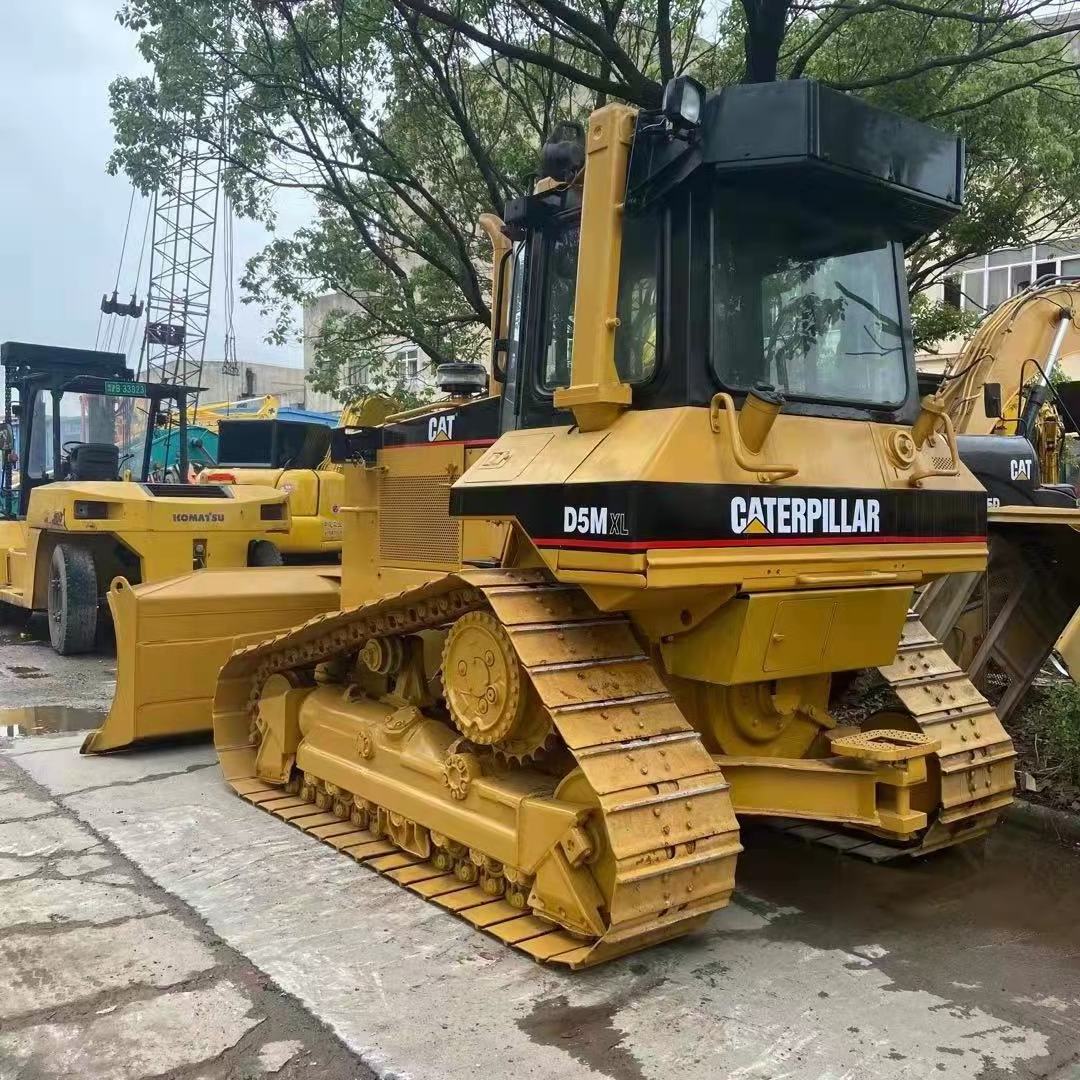 Used small bulldozer Caterpillar D5M mini dozer used cheap d3 d4 d5 D7 D7R D8R CAT D5M crawler dozers