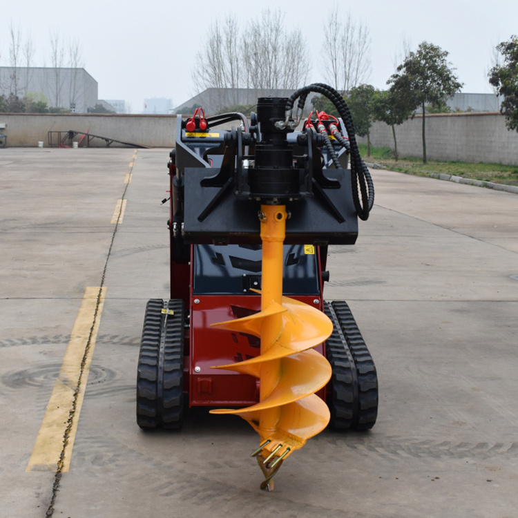 Agricultural diesel micro brand new multifunction Crawler mini skid steer loader mulcher