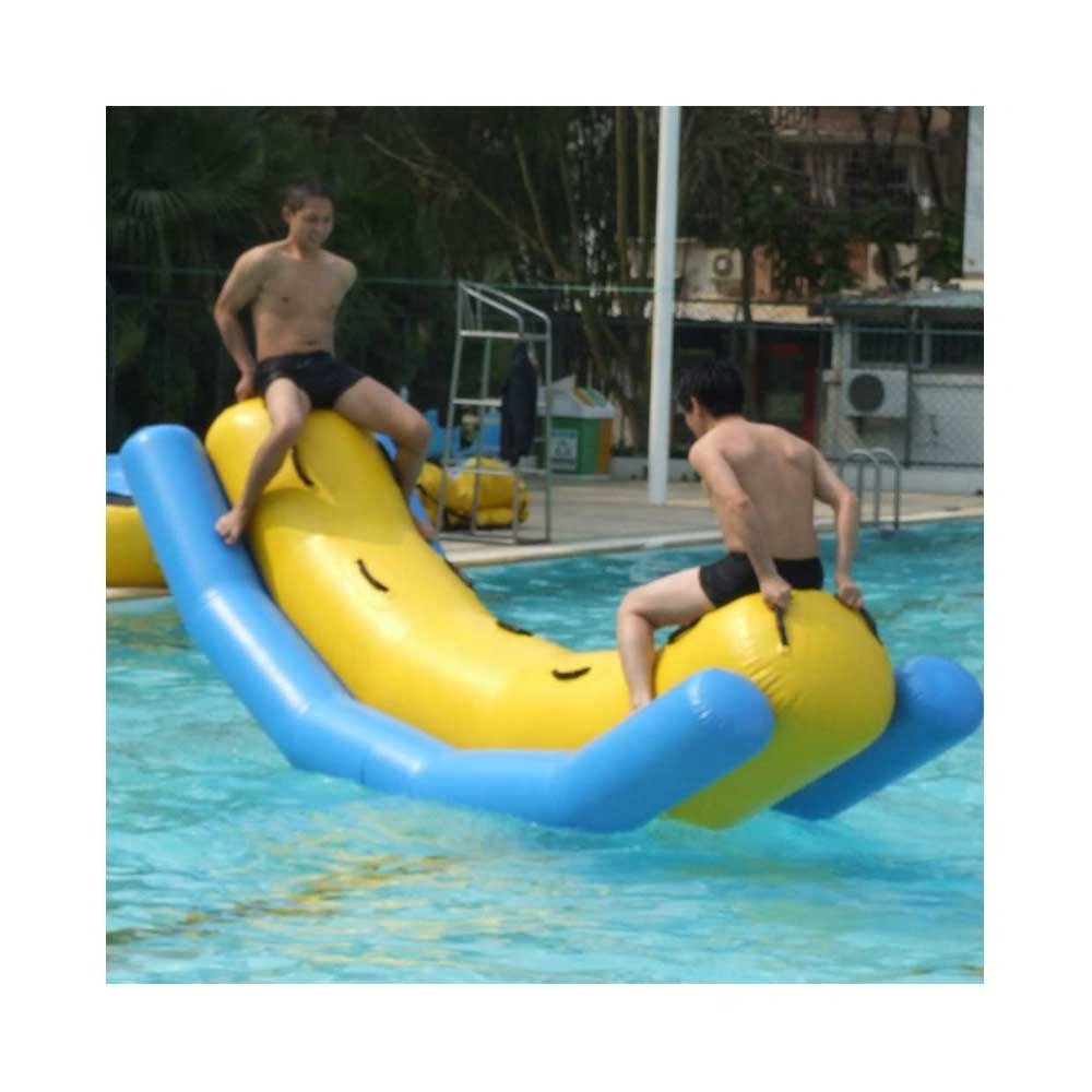 Lake/pool games Pvc Inflatable Crazy Gyro Boat Water Twister Toys Water Spinner Inflatable Water Disco Boat