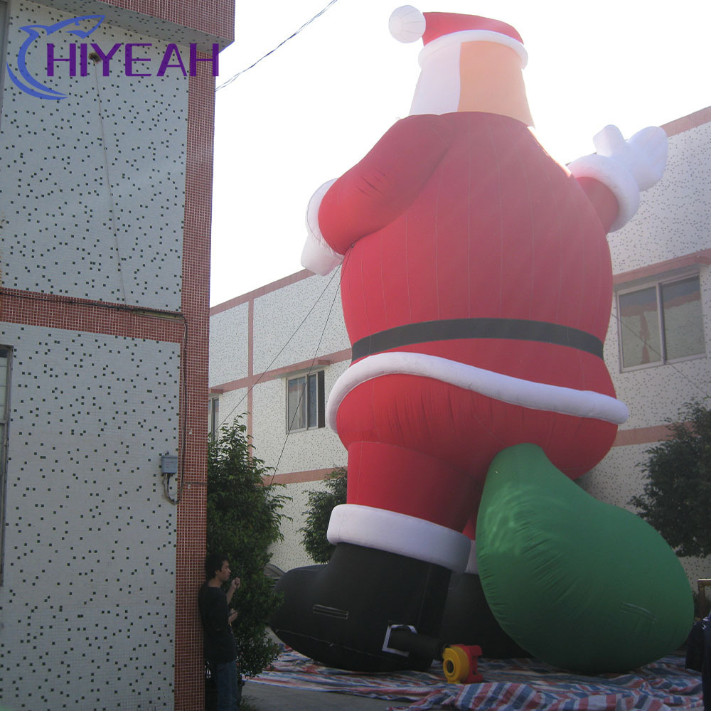 Festval Outdoor Inflatable Santa Claus Inflatable Giant  Father Christmas For Decorate Christmas