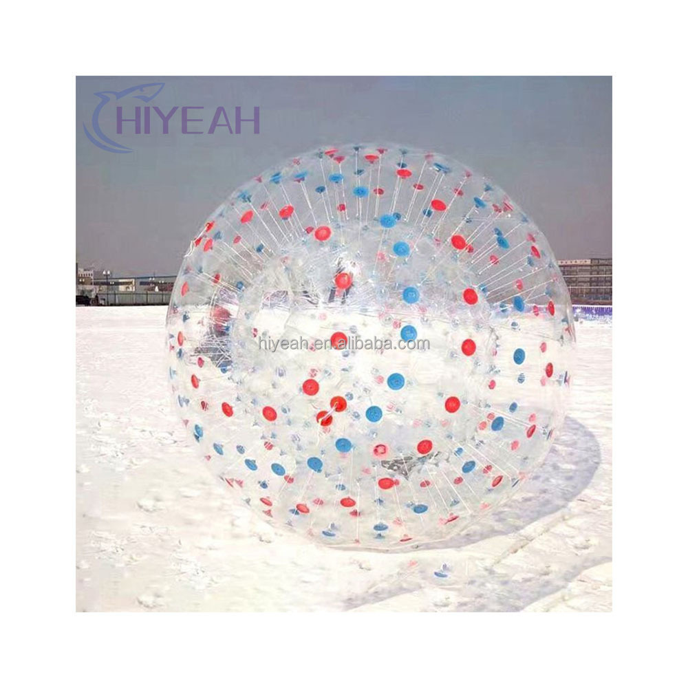 team building PVC Bubble ball Inflatable buddy belly bumper ball transparent Bubble Bumper zorb Ball with lights