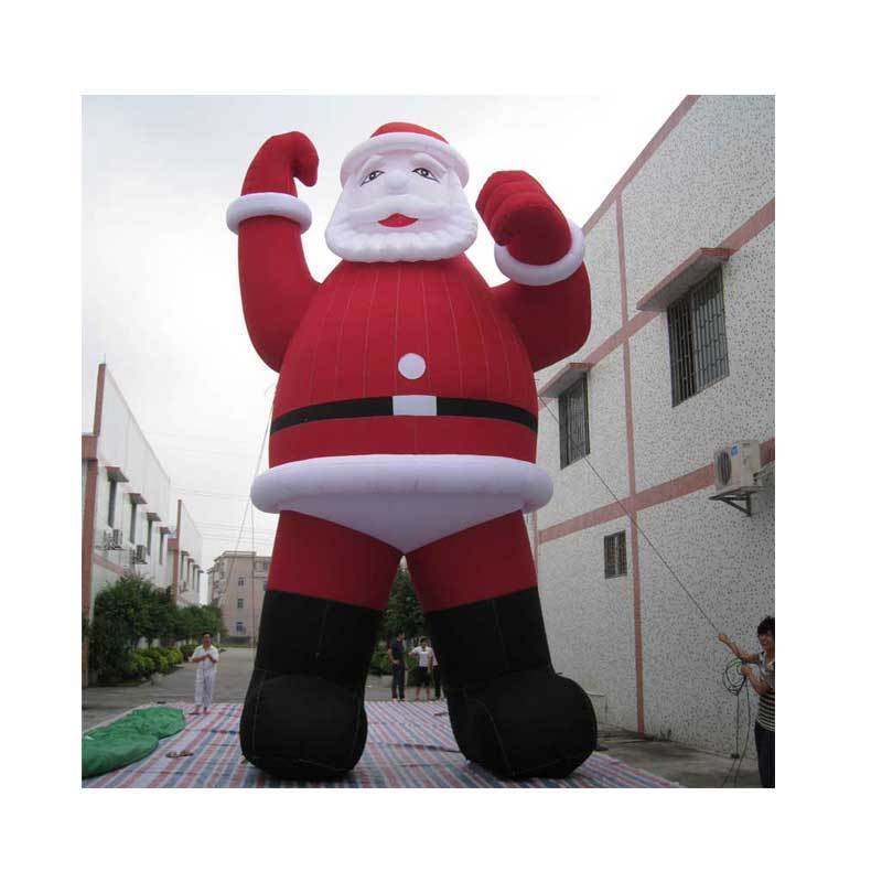 Christmas Giant Inflatable Santa Claus Blow Up Yard Decorations Greeting Santa Clause