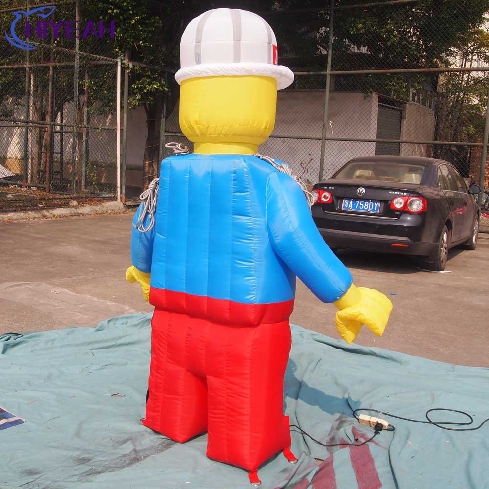 Advertising Cartoon Customized inflatable lego man Decoration For Sale