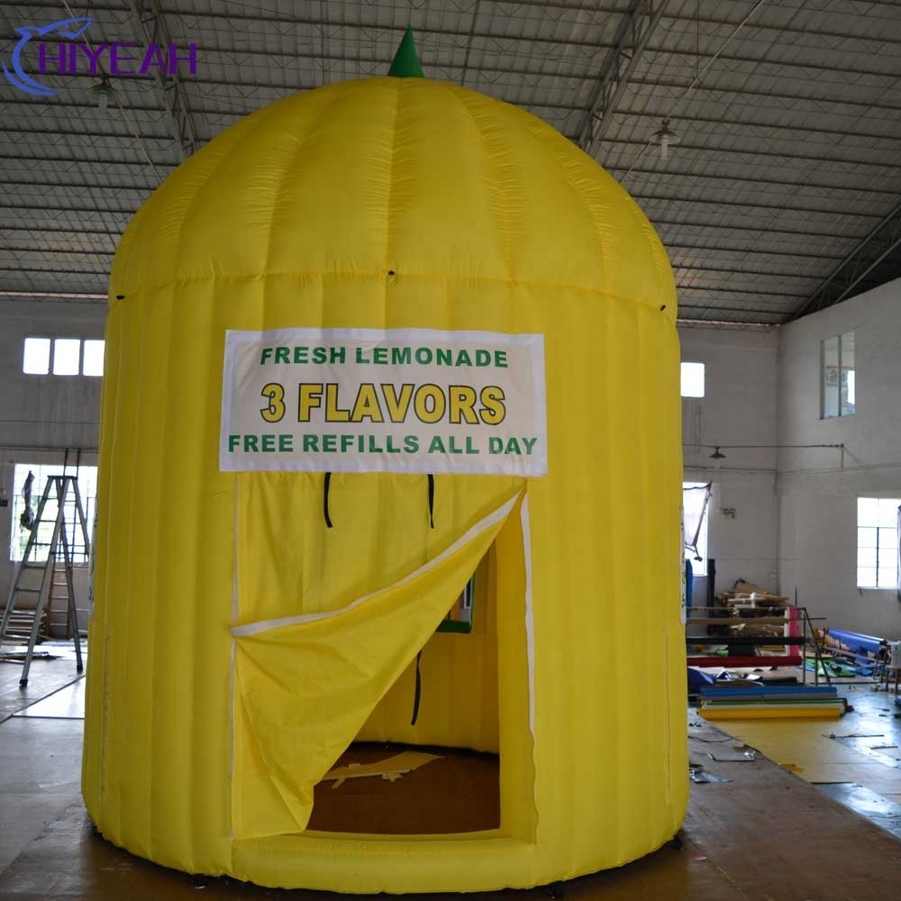 Service Equipment Fruit Lemon Inflatable Concession Stand Exhibition Stands Shop