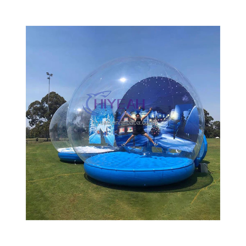 Transparent Inflatable Snow Globe balloon Christmas decoration Inflatable Snow Globe Photo Booth For Sale