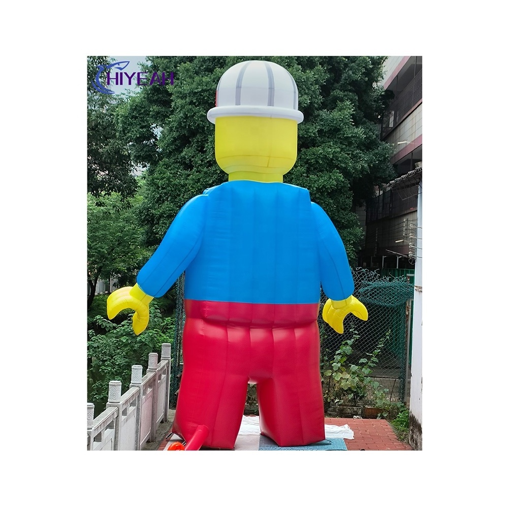 Custom Oxford Fabric Giant Lego Inflatable Equipment Advertising Service