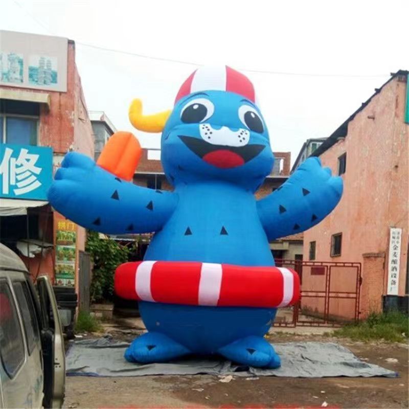 Hot Sale Christmas Gifts 210d Oxford Cloth Inflatable Cartoon Inflatable Advertising Model Oxford Cloth  Spiderman