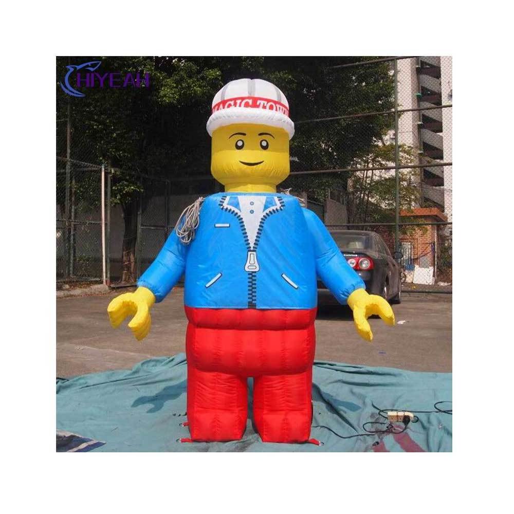 Advertising Lego Customized Inflatable Lego Man Cartoon Sailor Mascot For Sale