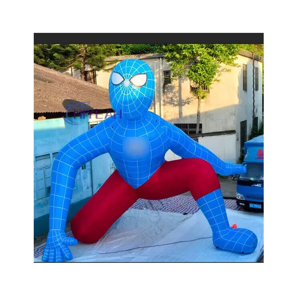 Wholesale Price Advertising Giant Inflatable Spiderman Character Inflatable Cartoon Shape Custom