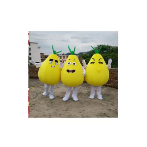 Fruit and vegetable cartoon doll costume doll pineapple watermelon strawberry dragon fruit mango pomegranate navel orange show