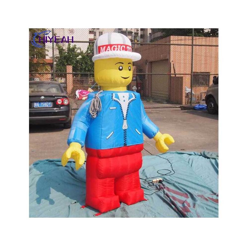 Advertising Lego Customized Inflatable Lego Man Cartoon Sailor Mascot For Sale