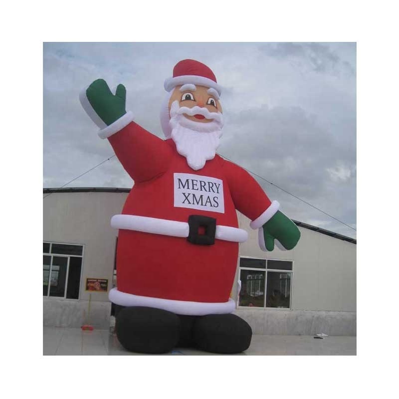 Christmas Giant Inflatable Santa Claus Blow Up Yard Decorations Greeting Santa Clause