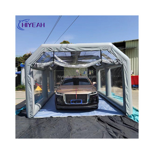 Outdoor water proof Car Cover Inflatable Protection Car Cover Painting Wash Shelter Tent