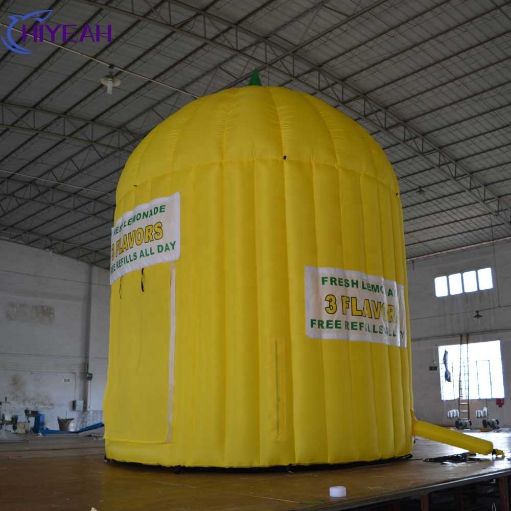 Service Equipment Fruit Lemon Inflatable Concession Stand Exhibition Stands Shop