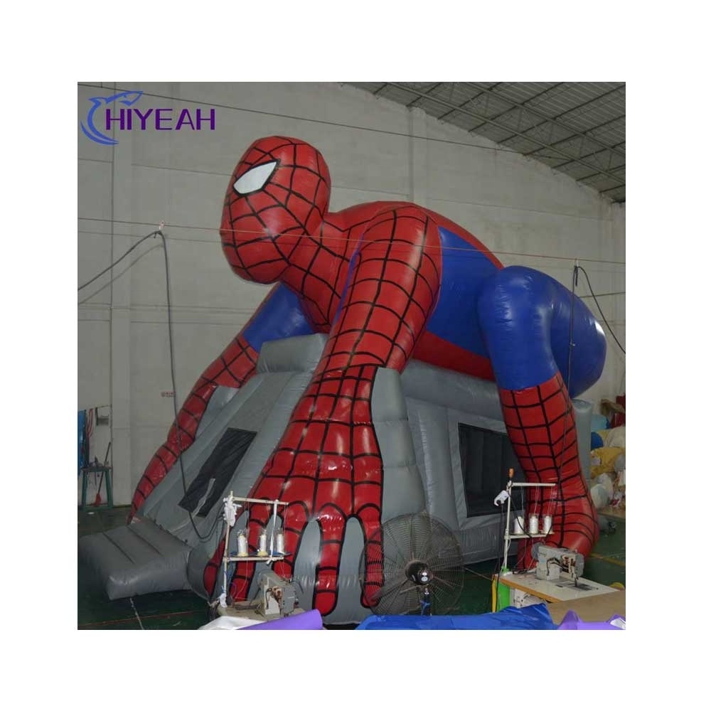 Kids Play Ground Spiderman Giant Inflatable Spiderman  Playhouse Big Toys