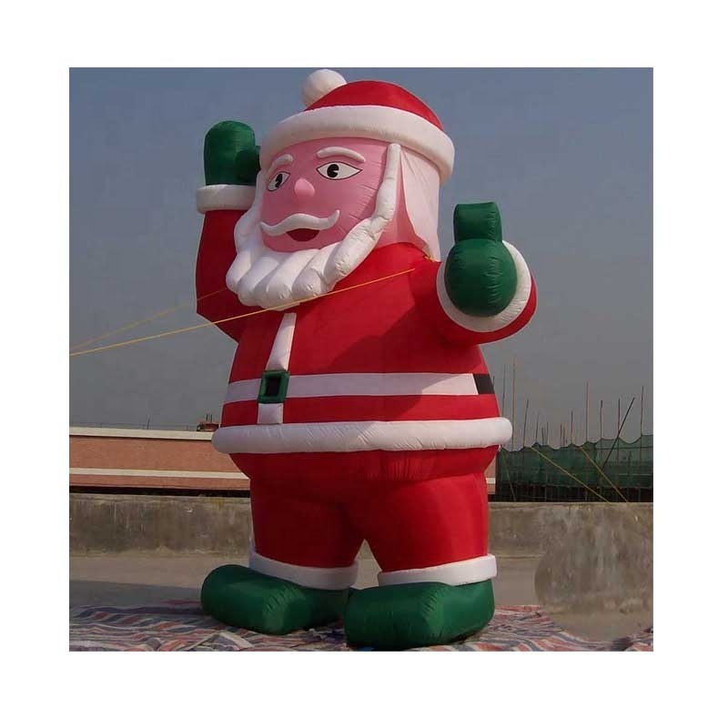 Christmas Giant Inflatable Santa Claus Blow Up Yard Decorations Greeting Santa Clause