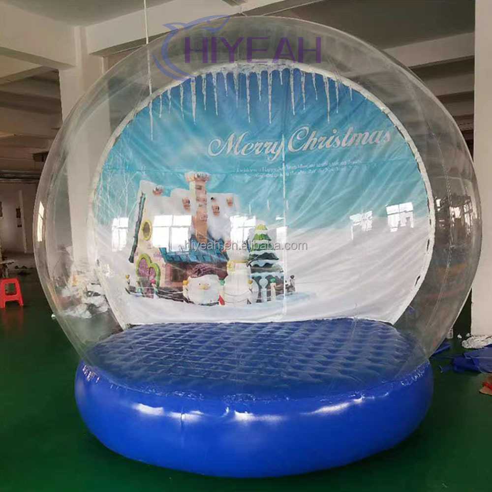 Transparent Inflatable Snow Globe balloon Christmas decoration Inflatable Snow Globe Photo Booth For Sale