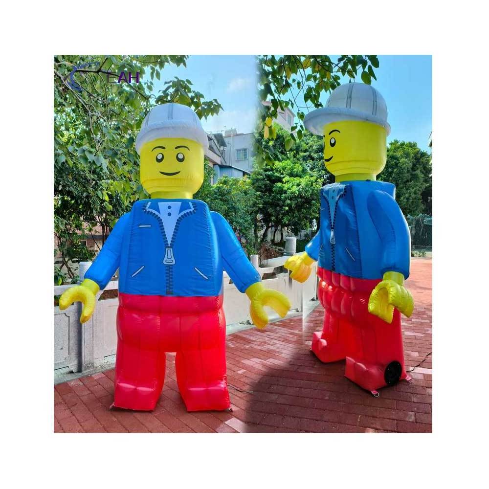 Hot Sale Advertising inflatables Promotion Inflatable Leg Cartoon Characters Lego Model Commercial