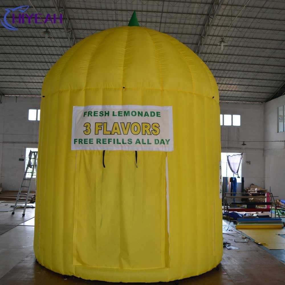 Service Equipment Fruit Lemon Inflatable Concession Stand Exhibition Stands Shop