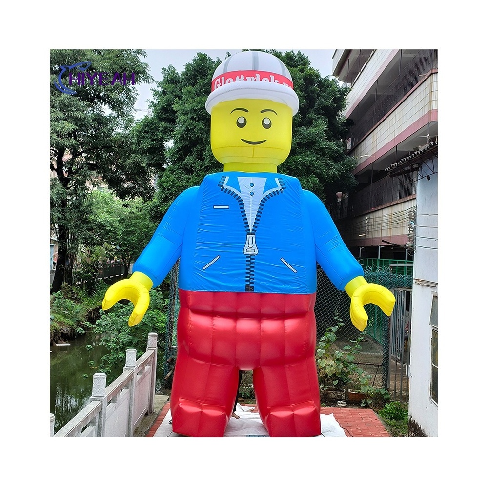 Custom Oxford Fabric Giant Lego Inflatable Equipment Advertising Service