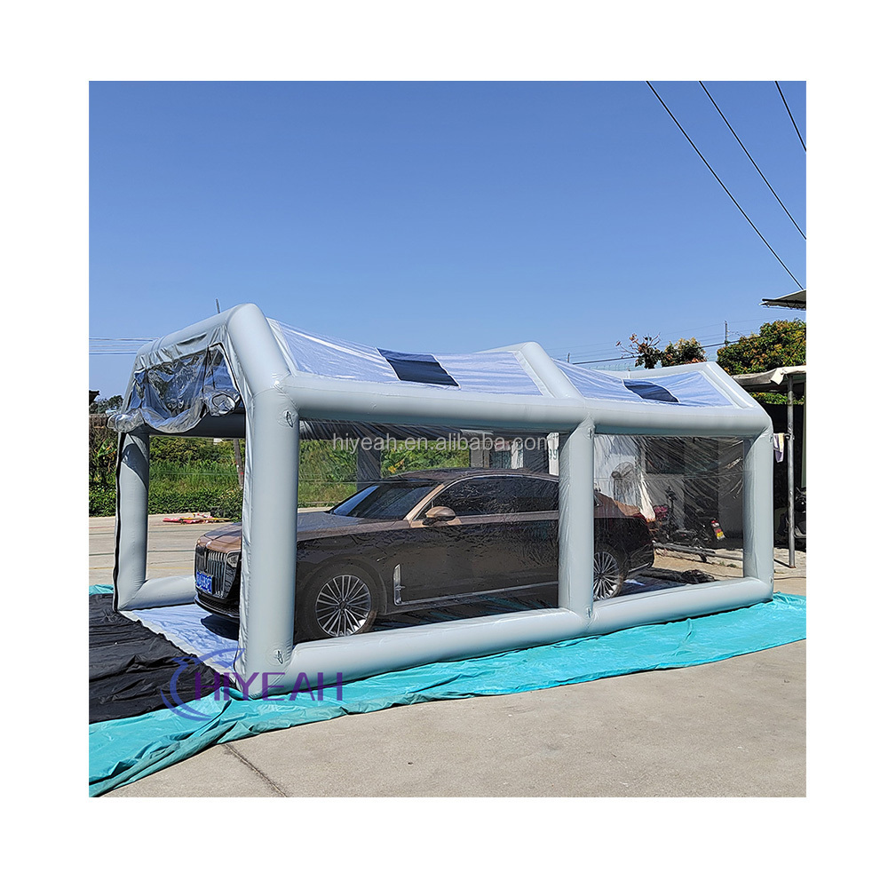 Outdoor water proof Car Cover Inflatable Protection Car Cover Painting Wash Shelter Tent