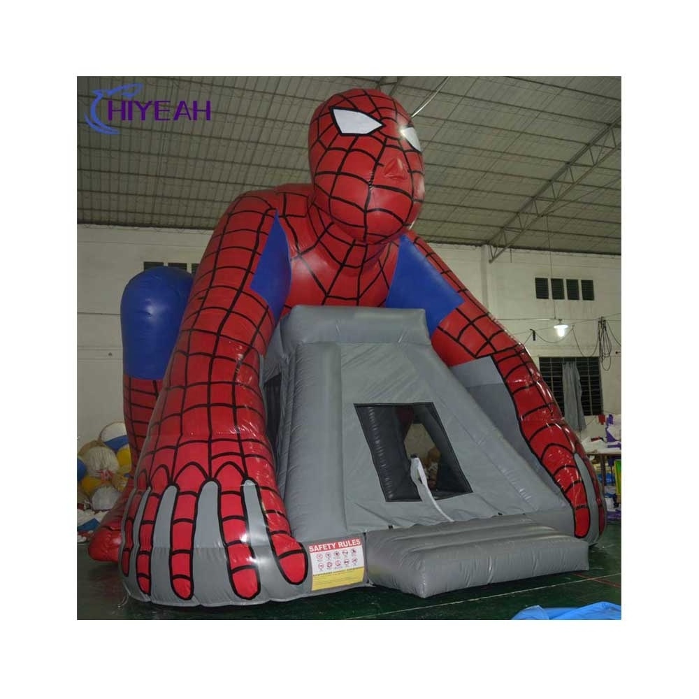 Kids Play Ground Spiderman Giant Inflatable Spiderman  Playhouse Big Toys