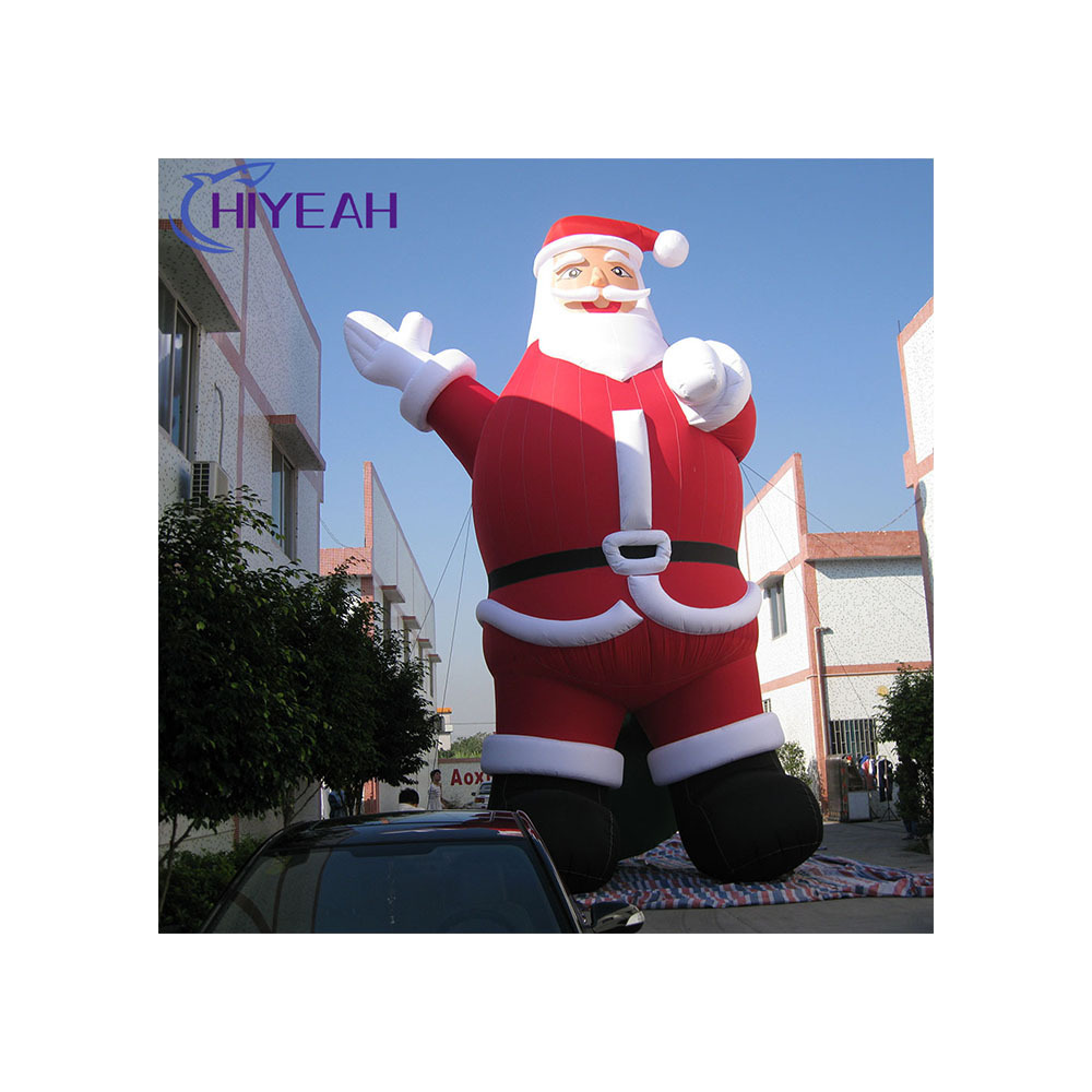 Festval Outdoor Inflatable Santa Claus Inflatable Giant  Father Christmas For Decorate Christmas