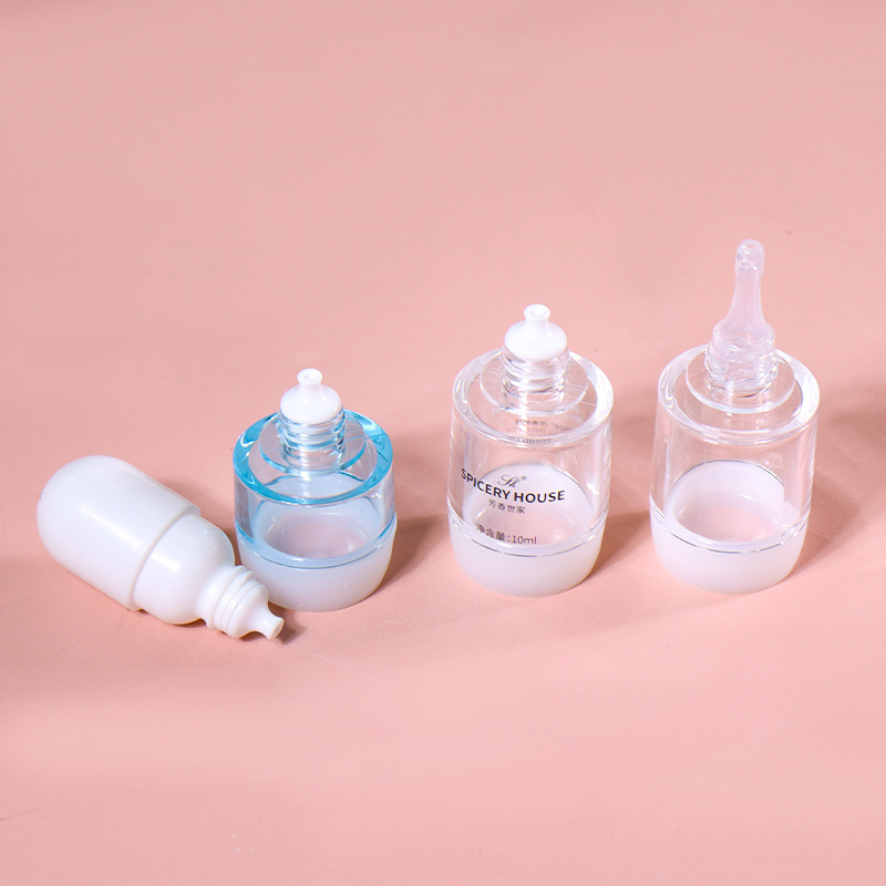 10ml 5ml Small Capacity Mini Plastic Bottle Squeeze Chemical Glue Dropper Plastic Empty Bottle With Screw Cap